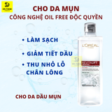  Nước Tẩy Trang L'Oreal Paris 3in1 Micellar Water Làm Sạch, Dưỡng Ẩm Cho Mọi Loại Da 95ml/ 400ml 