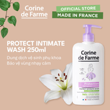  Dung Dịch Vệ Sinh Phụ Nữ Corine de Farme Intimate Gel Protection (Hoa Lưu Ly)/ Fraicheur (Lô Hội) 250ml 