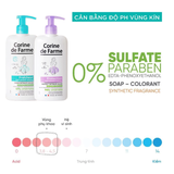  Dung Dịch Vệ Sinh Phụ Nữ Corine de Farme Intimate Gel Protection (Hoa Lưu Ly)/ Fraicheur (Lô Hội) 250ml 