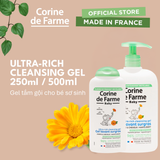  Gel Tắm Và Gội Cho Bé Corine de Farme Ultra-Rich Cleansing Gel 250ml/ 500ml 