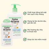  Gel Tắm Và Gội Cho Bé Corine de Farme Ultra-Rich Cleansing Gel 250ml/ 500ml 