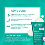  Gel Rửa Mặt Uriage Hyséac Gel Nettoyant Cleansing Gel Cho Da Dầu Mụn, Hỗn Hợp 150ml 