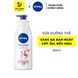  Sữa Dưỡng Thể Nivea Mịn Mượt Sáng Da Ban Ngày 8 Super Foods 350ml - Cấp Ẩm, Đều Màu, Màng Lọc UV 
