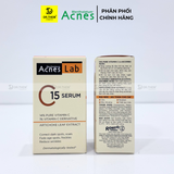  Serum Acnes Lab C15 Serum Vitamin C 15% Dưỡng Sáng Mờ Thâm, Ngăn Ngừa Lão Hóa 15ml 