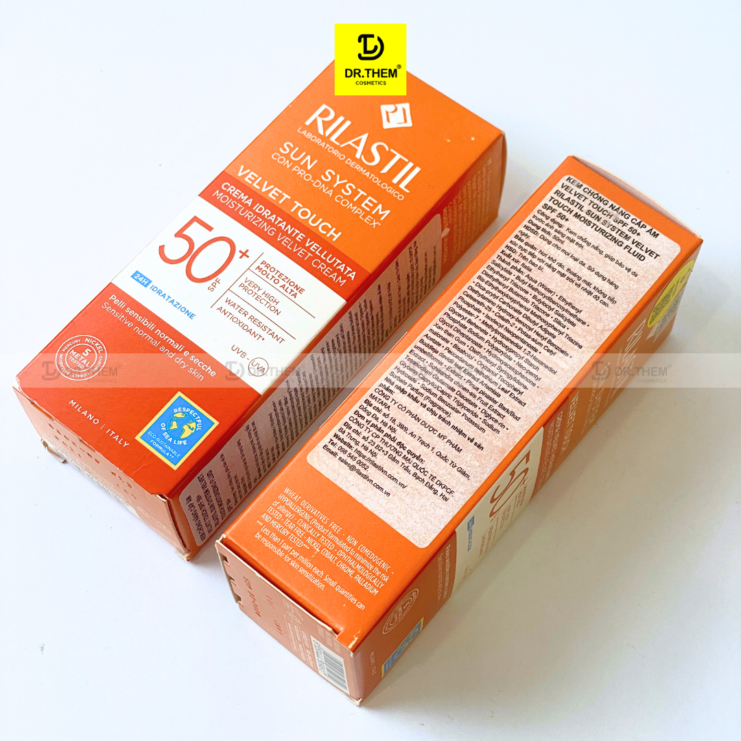  Kem Chống Nắng Cấp Ẩm Rilastil Sun System Velvet Touch Moisturizing Velvet Cream SPF 50+ 