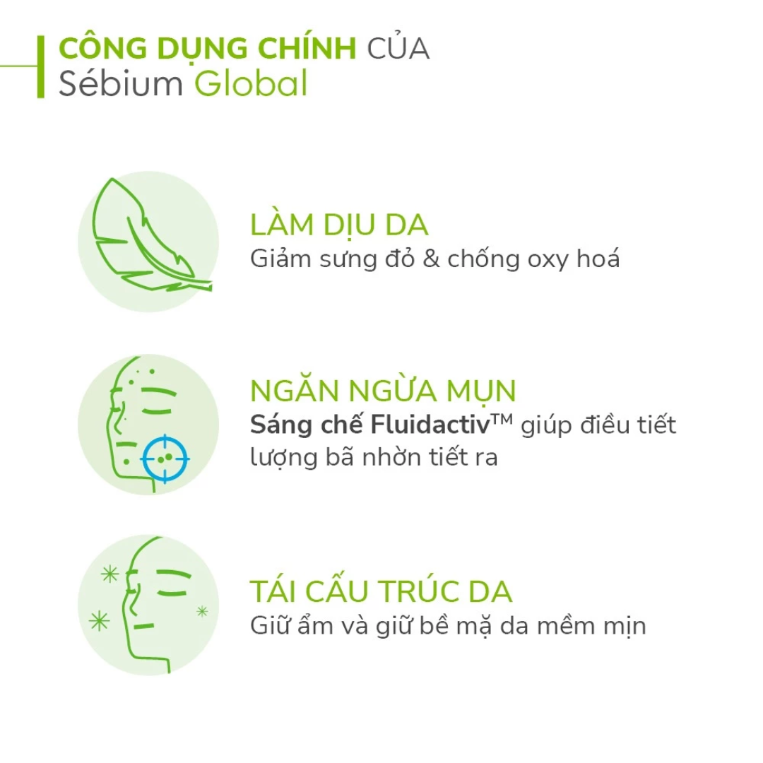  Kem Dưỡng Ẩm Cho Da Dầu Mụn BIODERMA Sébium Hydra 40ml 