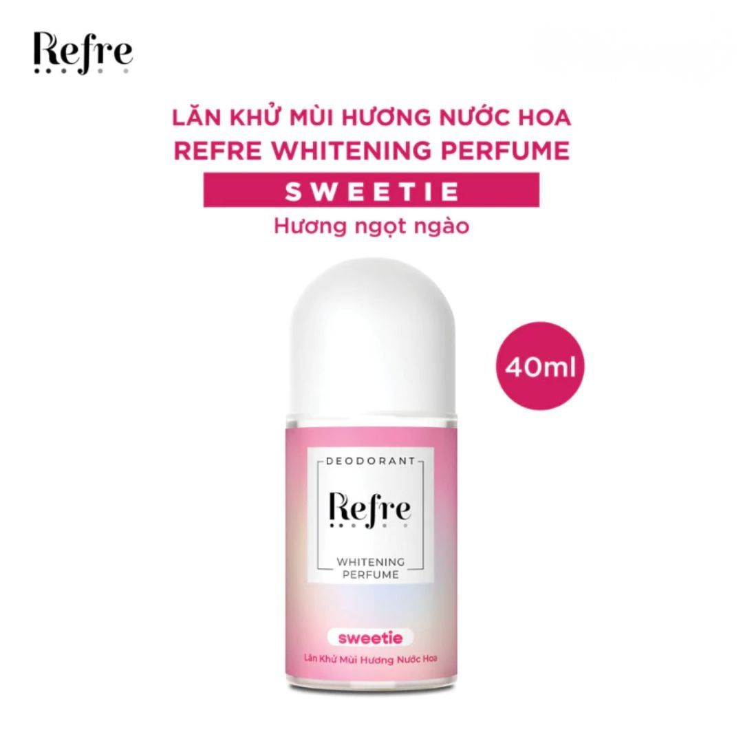  Lăn Khử Mùi Dưỡng Trắng Hương Nước Hoa Refre Whitening Perfume 40ml 