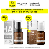  Drceutics Tinh Chất Basic HA Hydration - Cấp Ẩm Cho Da Dầu Mụn 40G 