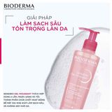 Sữa Rửa Mặt Tạo Bọt Cho Da Nhạy Cảm Bioderma Sensibio Gel Moussant Gel (Hồng) 