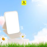  Gift - Quà Tặng Gương Cầm Tay Để Bàn (Gương Dài) 
