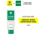  Sữa Rửa Mặt Acnes Creamy Wash 50g/100g - Ngăn Ngừa Mụn, Sạch Sâu AHA BHA Cho Da Dầu Mụn, Lỗ Chân Lông To 