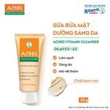  Sữa Rửa Mặt Acnes Vitamin Cleanser 100g - Kem Rửa Mặt Làm Sáng Da, Mờ Sẹo Thâm, Phục Hồi Da Sau Mụn 