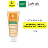  Sữa Rửa Mặt Acnes Vitamin Cleanser 100g - Kem Rửa Mặt Làm Sáng Da, Mờ Sẹo Thâm, Phục Hồi Da Sau Mụn 