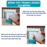  Bông Tẩy Trang Likado Chất Liệu Cotton Túi 100 Miếng Tròn/222 Miếng/ 600 Miếng/ Khăn Lau Mặt Dùng 1 Lần 