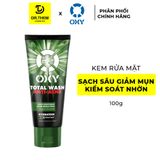  Kem Rửa Mặt OXY Total Wash Anti-Acne 100g – Dịu Da, Giảm Mụn 