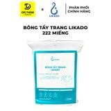  Bông Tẩy Trang Likado Chất Liệu Cotton Túi 100 Miếng Tròn/222 Miếng/ 600 Miếng/ Khăn Lau Mặt Dùng 1 Lần 