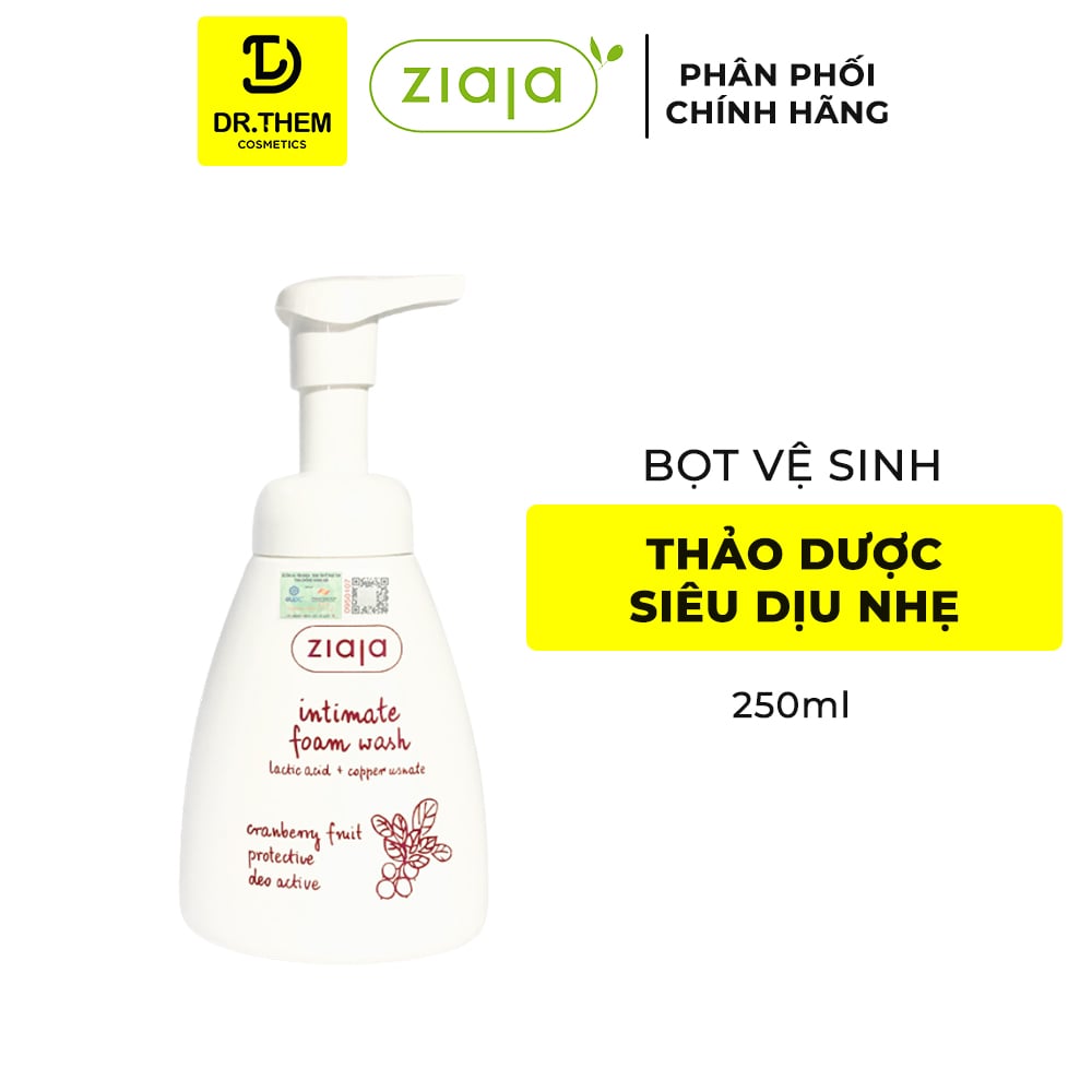 Ziaja Intima Bọt Vệ Sinh Thảo Dược Siêu Dịu Nhẹ, Khử Mùi Hiệu Quả - Ziaja Intimate Foam Wash 250ml 2