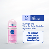  Xịt - Lăn Khử Mùi Nivea Pearl & Beauty Shave-Less Ngọc Trai  Mềm Mịn 50ml/ 150ml 