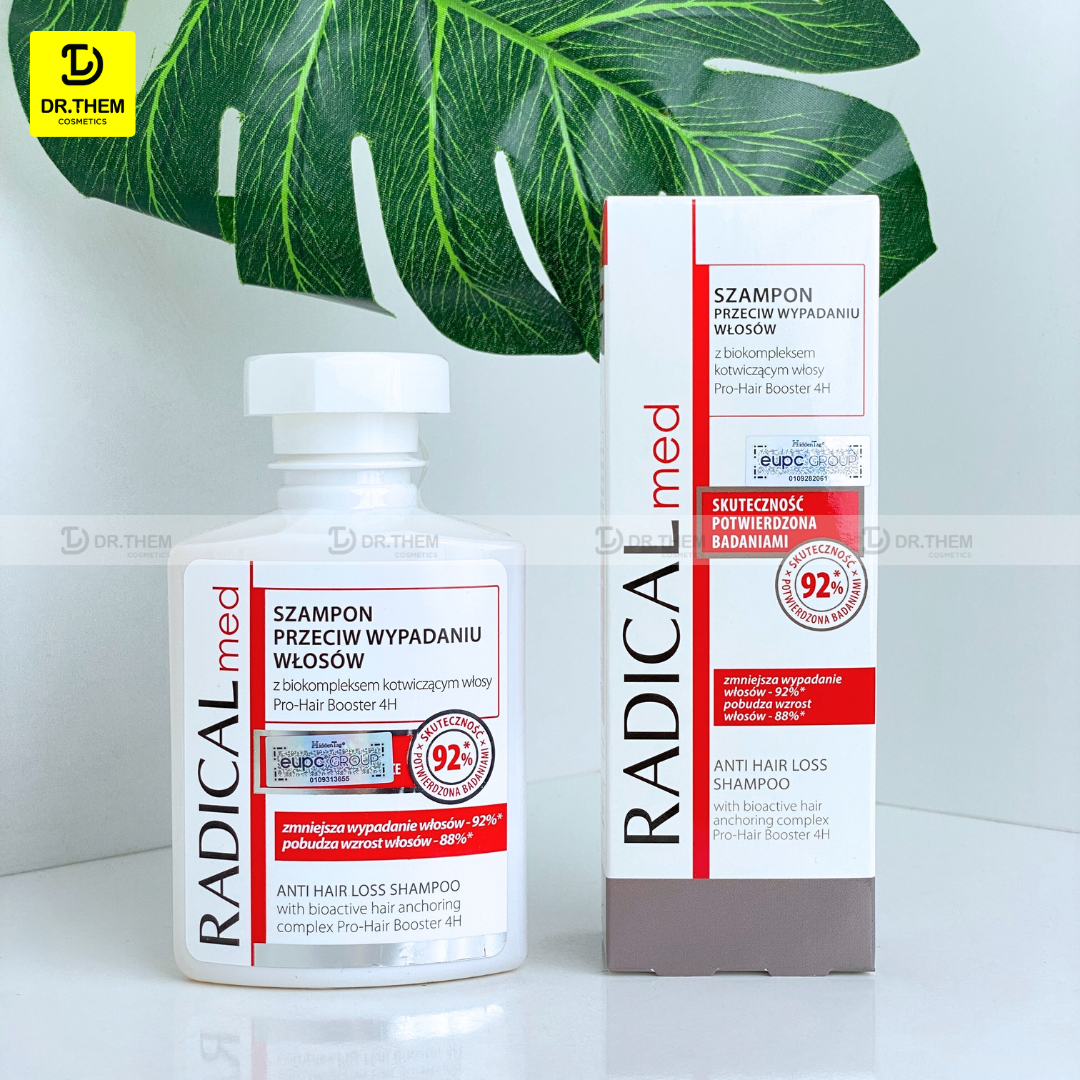  Dầu Gội Đầu Farmona Radical Med Anti Hair Loss Shampoo Giúp Ngừa Rụng Tóc 100ml/ 300ml 