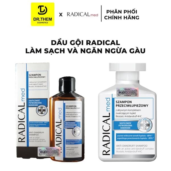 Dầu Gội Đầu Farmona Radical Med Anti Hair Loss Shampoo Giúp Ngừa Rụng Tóc 100ml/ 300ml