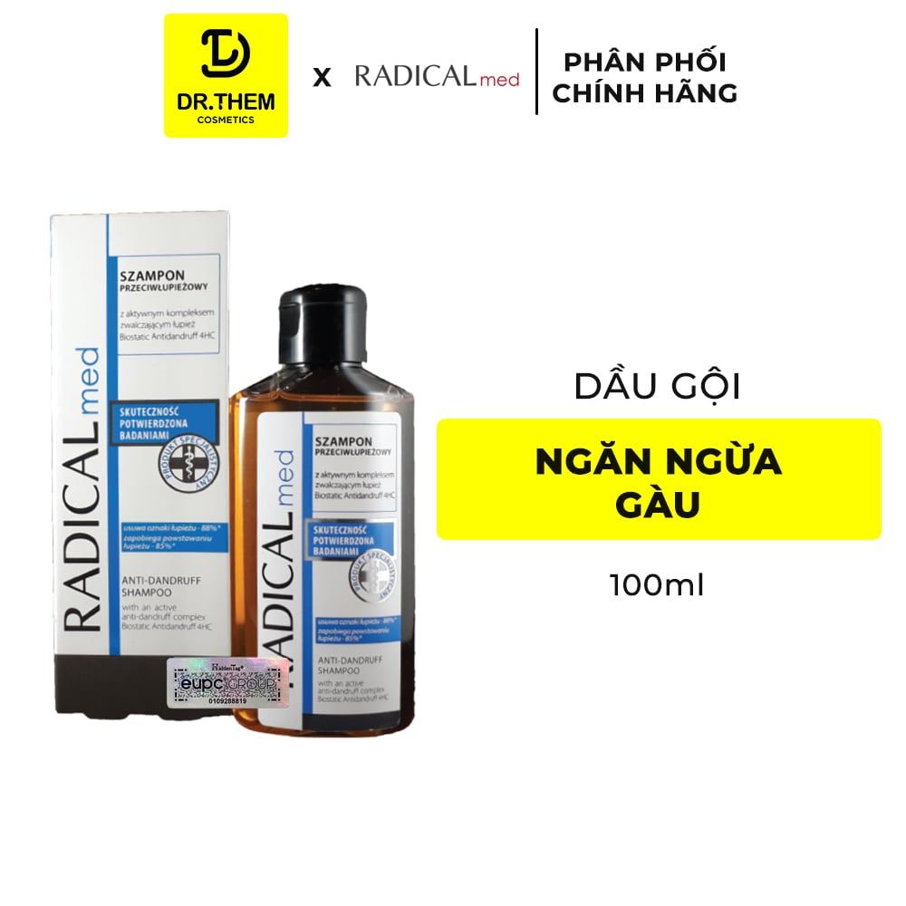  Dầu Gội Đầu Farmona Radical Med Anti Hair Loss Shampoo Giúp Ngừa Rụng Tóc 100ml/ 300ml 