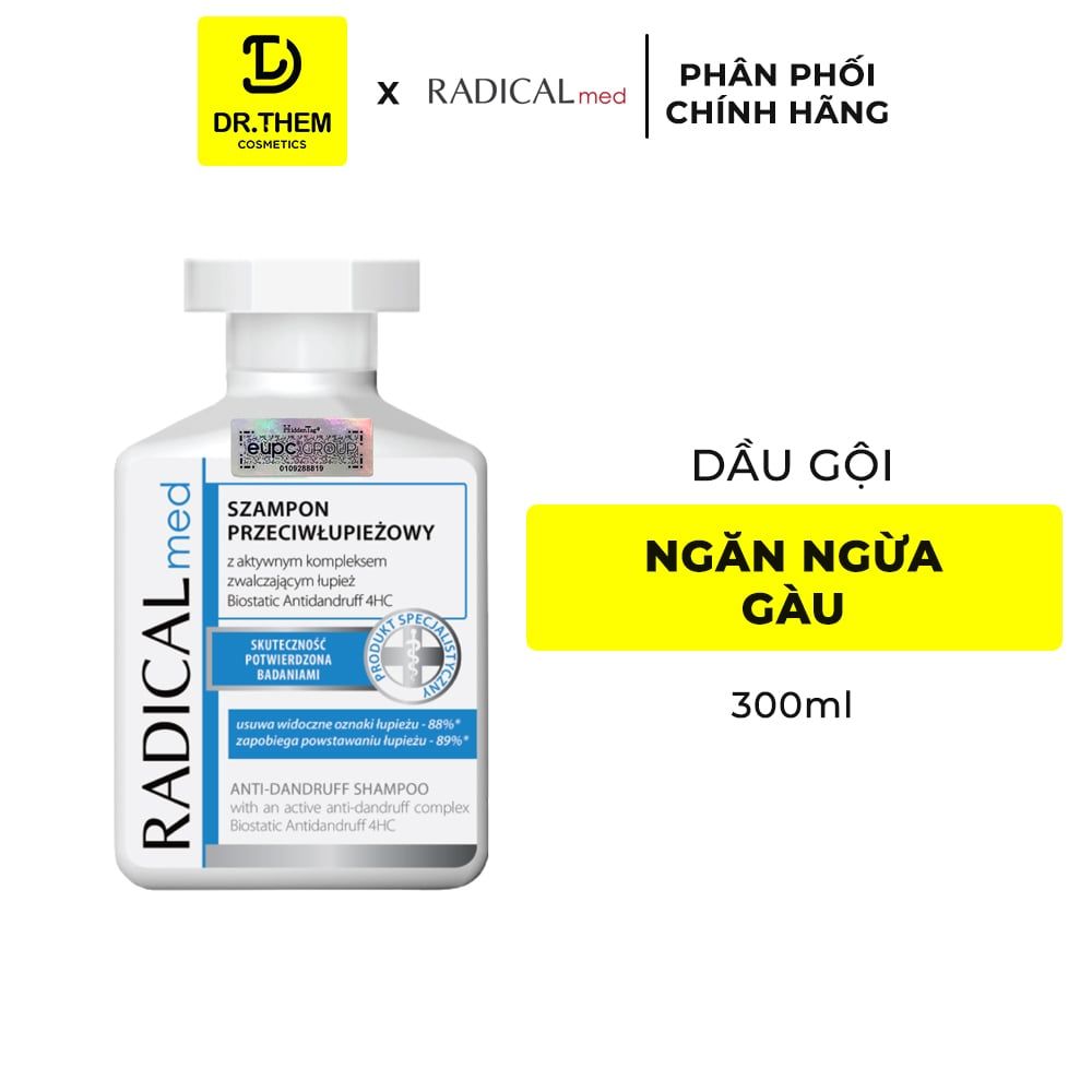  Dầu Gội Đầu Farmona Radical Med Anti Hair Loss Shampoo Giúp Ngừa Rụng Tóc 100ml/ 300ml 