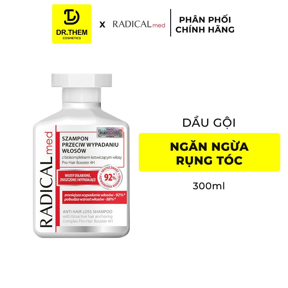 Dầu Gội Đầu Farmona Radical Med Anti Hair Loss Shampoo Giúp Ngừa Rụng Tóc 100ml/ 300ml 