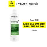  Dầu Gội Vichy Dercos Technique Anti-Dandruff Normal To Oily Hair Advanced Action Shampoo Giảm Gàu Cho Da Đầu Dầu, Ngứa 50ml/ 200ml 
