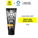  Kem Rửa Mặt OXY Deep Wash 100g – Than Đen Giảm Nhờn Đến 8 Giờ 