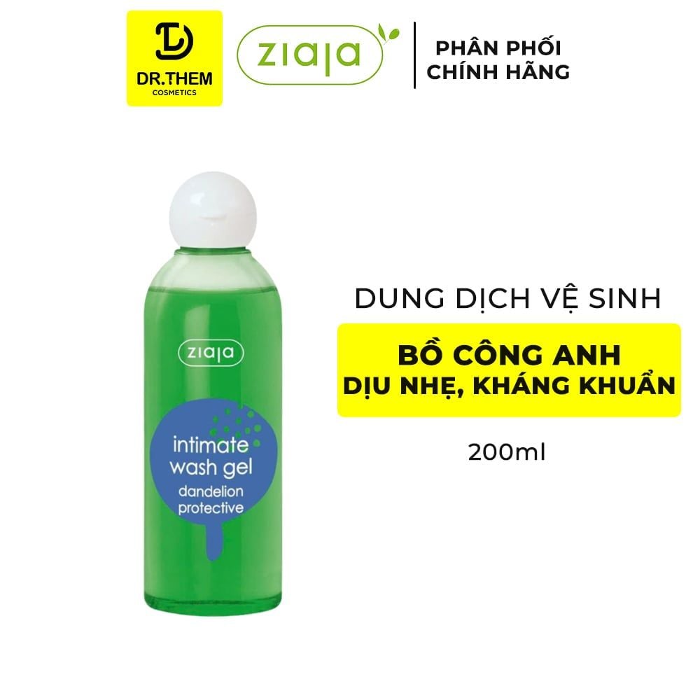  Dung Dịch Vệ Sinh Ziaja Intimate Hoa Lan Chuông/Vỏ Sồi /Cúc La Mã/ Cúc Vạn Thọ/ Bồ Công Anh/ Tạo Bọt 200ml/ 230ml/ 500ml 