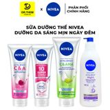  Sữa Dưỡng Thể Nivea Dưỡng Da Sáng Mịn Ngày Đêm 170ml/ 300ml/ 350ml 