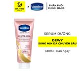  Sữa Dưỡng Thể Vaseline Gluta-Hya - Dưỡng Thể Sáng Da, Căng Mướt Tự Nhiên 7 Ngày 70ml/ 330ml 