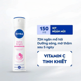  Xịt - Lăn Ngăn Mùi Nivea Extra Bright Dưỡng Sáng Giảm Thâm 50ml/ 150ml 