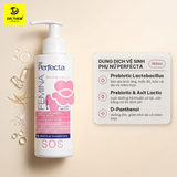  Dung Dịch Vệ Sinh Phụ Nữ Perfecta Femina SOS Probiotic 150ml – Giảm Kích Ứng Mẩn Đỏ 