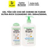  Gel Tắm Và Gội Cho Bé Corine de Farme Ultra-Rich Cleansing Gel 250ml/ 500ml 