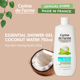  Gel Tắm Nước Dừa Corine De Farme Essential Coconut Water 750ml – Dưỡng Ẩm Bảo Vệ Da 