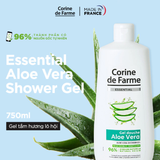 Gel Tắm Lô Hội Corine De Farme Essential Aloe Vera 750ml – Dịu Nhẹ Phục Hồi Da 