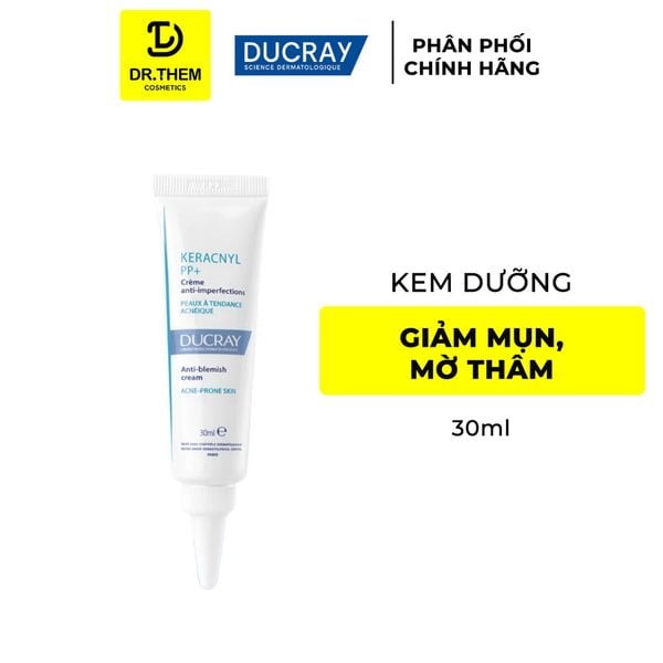 Kem Dưỡng Ducray Keracnyl PP+ Anti-Blemish Cream Giảm Mụn Mờ Vết Thâm 30ml