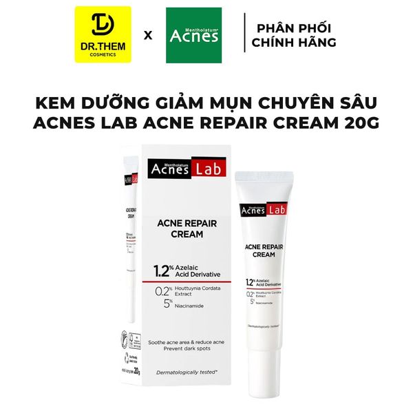 Kem Dưỡng Da Giảm Mụn Chuyên Sâu Acnes Lab Acne Repair Cream 20g