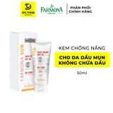  Kem Chống Nắng Farmona Sun Face Cream Oil Free SPF50+ Không Chứa Dầu Dành Cho Da Dầu Mụn 50ml 