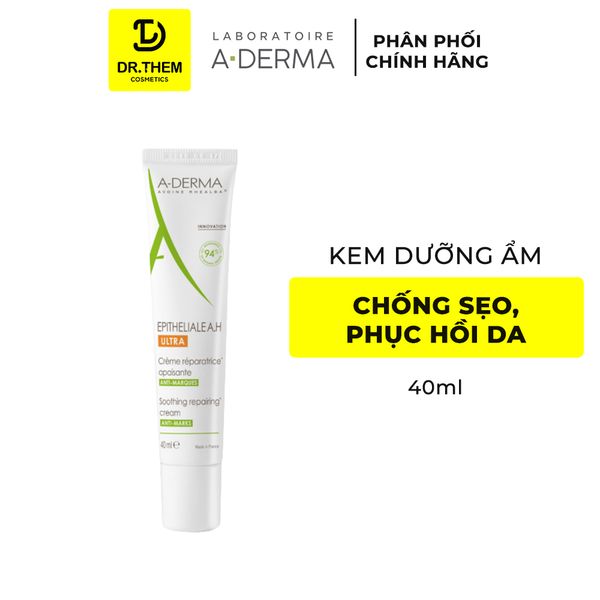 Kem Dưỡng A-Derma Epitheliale A.H Ultra Soothing Repairing Cream Làm Dịu, Giảm Sẹo & Phục Hồi Thương Tổn 40ml