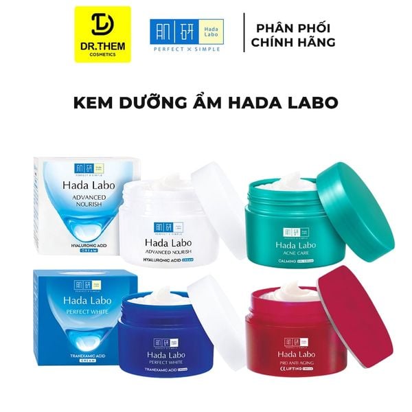 Kem Dưỡng Ẩm Hada Labo Cream Tối Ưu Cho Mọi Loại Da 50g