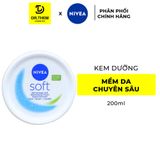  Kem Dưỡng Mềm Da Nivea Soft Crème 200ml – Dưỡng Ẩm, Cho Da Mềm Mịn 