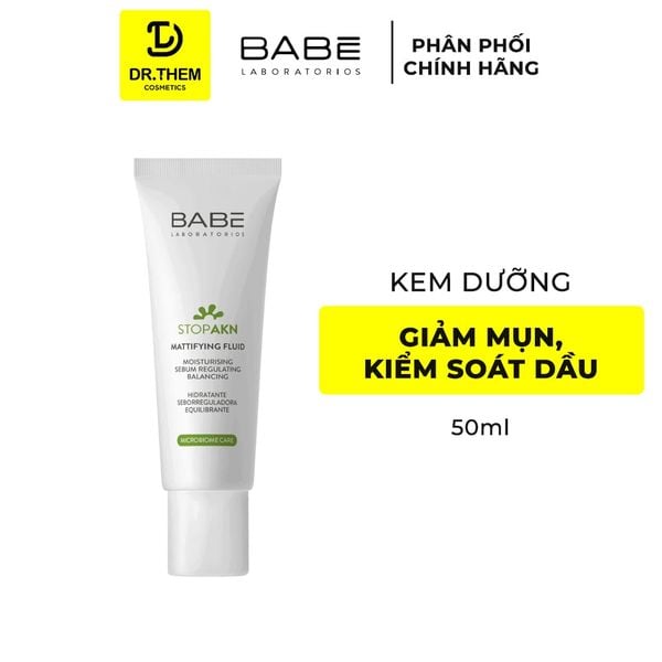 Kem Dưỡng Ẩm Kiềm Dầu Laboratorios Babé Mattifying Fuild Moisturiser 50ml