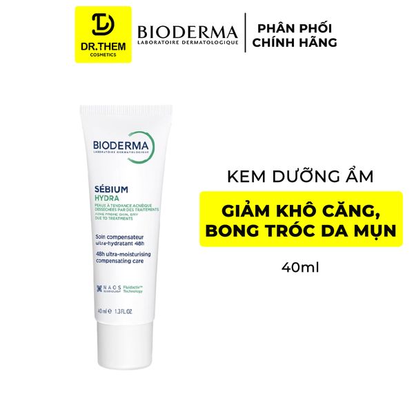 Kem Dưỡng Ẩm Cho Da Dầu Mụn BIODERMA Sébium Hydra 40ml