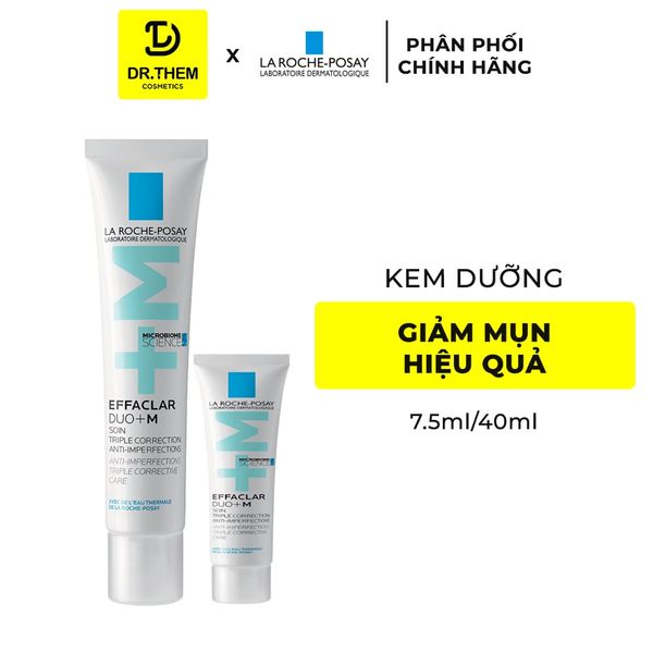 Kem Dưỡng La Roche-Posay Effaclar Duo+ M Giảm Mụn Hiệu Quả 7.5ml/ 40ml