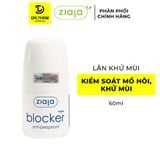  Lăn Khử Mùi Ziaja Blocker Kiểm Soát Mồ Hôi Vùng Nách, Thấm Nhanh, Không Để Lại Vệt Trên Áo 60ml 