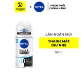  Xịt Lăn Ngăn Mùi Nivea Black White Thanh Mát Dịu Nhẹ 50ml/ 150ml 
