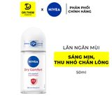  Lăn Khử Mùi Nivea Khô Thoáng Dưỡng Sáng Mịn Mượt 50ml 