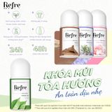  Lăn Khử Mùi Chiết Xuất Thiên Nhiên Refre Natural 40ml 